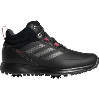 👉 Golf schoen enen leer Color-Zwart vrouwen zwart roze Adidas golfschoenen S2G MID-CUT dames zwart/roze mt 40 2/3 4064039102902