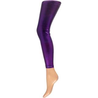 👉 Paars latex Color-Paars vrouwen Apollo partylegging Shine dames maat L/XL 8718051497817