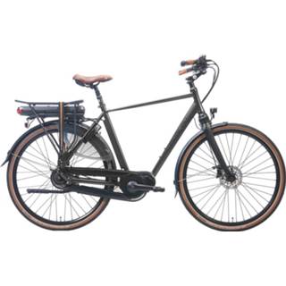 👉 Elektrische stadsfiets antraciet aluminium One Size Color-Grijs mannen Avalon Deluxe 28 Inch 54 cm Heren 8V Hydraulische schijfrem 8720574371826