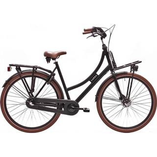 👉 Transportfiets aluminium One Size Color-Zwart vrouwen Avalon dames Cargo 28 Inch 50 cm 3V Rollerbrake Matzwart 8718347837334