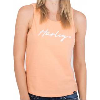 👉 Hurley - Women's Oceancare One And Only Script Tank - Tanktop maat L, beige