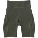 👉 Houdini - Women's Adventure Short Tights - Legging maat L, zwart/olijfgroen