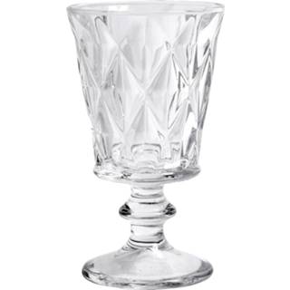 👉 Wijnglas witte transparant glas Nordal Diamond 5708309125428
