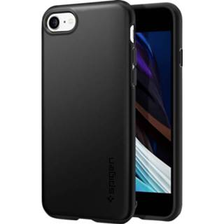 👉 Zwart Spigen Thin Fit Pro Backcover Apple iPhone SE (2020), 8, 7 8809710753426