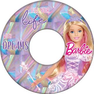 👉 Zwemring roze kunststof One Size Color-Roze meisjes Barbie 51 cm 5204549134522
