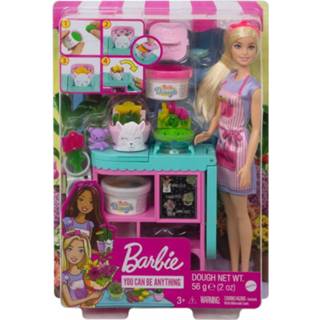 👉 Kunststof One Size Color-Meerkleurig meisjes Barbie speelset Bloemist 8-delig 887961918687