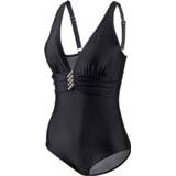 👉 Badpak zwart polyamide 44 Color-Zwart vrouwen Beco C/D-cup dames elastaan/polyamide maat 4013368375907