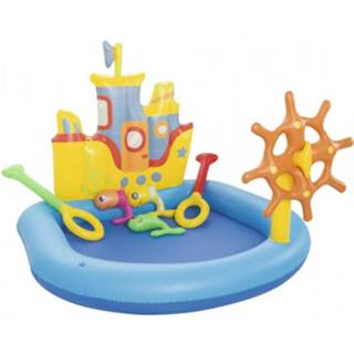 👉 One Size meerkleurig Bestway Playcenter Speelboot 140 x 130 104 cm 6942138982473