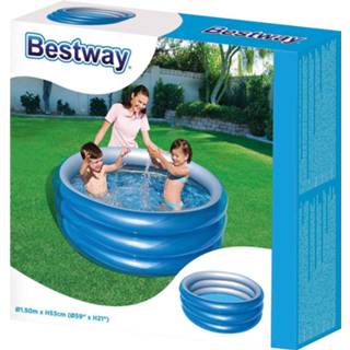 👉 Opblaasbare zwembad blauw Color-Blauw Bestway opblaasbaar Metallic 6942138900460