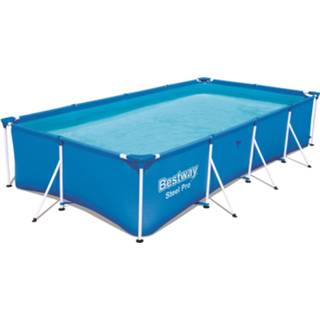 👉 Zwembad steel One Size blauw pro rechthoek 400 cm 6942138949599