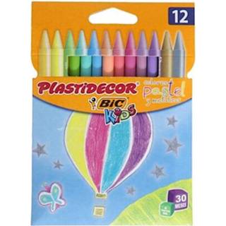 👉 Kleurpotlood pastelkleuren One Size Color-Meerkleurig BIC kleurpotloden 14 cm 12 stuks 3086123415393