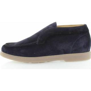 👉 Instappers blauwe suede rubber herenschoenen male blauw Giorgio 73124 (04) Donker instapschoen (501 Blu)