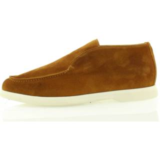 👉 Instappers bruine suede rubber herenschoenen male bruin Giorgio 73101 (03) Donker instapschoen (366 Seina)