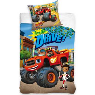 👉 Dekbedovertrek katoen One Size Color-Meerkleurig Blaze junior 140 x 200 cm 2-delig 5902689482021