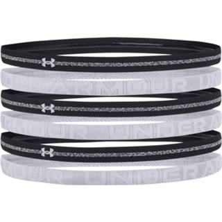 👉 Hoofdband One Size vrouwen zwart Under Armour HTR Mini Headband 6PK - Hoofdbanden