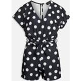 👉 Jumpsuit polyester l vrouwen zwart meisjes Sisters Point girl dot 5714862048951
