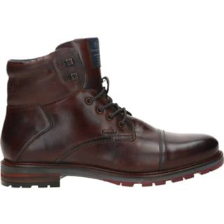 👉 Veterboots bruin veters laag kunststof active leer Bugatti Veterboot 4061184520643