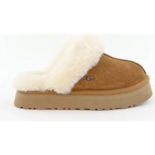 👉 Vrouwen bruin UGG Australia Sloffen disquette 1122550 cognac