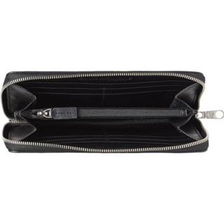 👉 Damesportemonnee zwart One Size GeenKleur vrouwen Calvin Klein Sculpted mono ziparound - dames portemonnee black 8719854850526