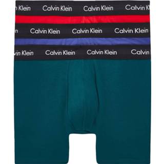 👉 Katoen l ondermode male print Calvin Klein 3-pack long fit boxers 8719854628385 8719854628316 8719854628330