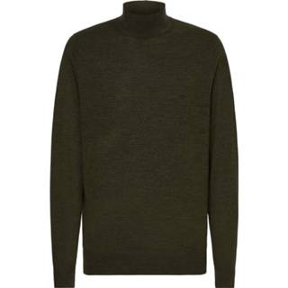 👉 Calvin Klein Coltrui Wol Dark Olive Groen (K10K102736 - MRZ)