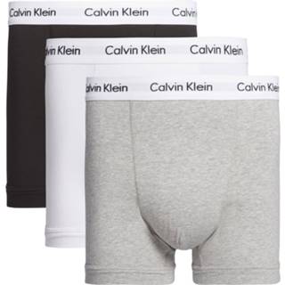 👉 Calvin Klein Boxershorts Trunk 3Pack Black/White/Grey (0000U2662G - 998)