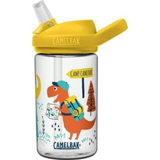 👉 Geel kunststof One Size Color-Transparant kinderen CamelBak Eddy+ Kids Dino Summer junior 0,4 liter 886798032306