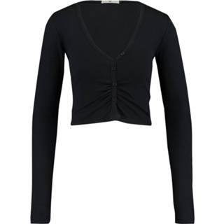 👉 Longsleeve polyester l vrouwen zwart America Today lea 8720513134352