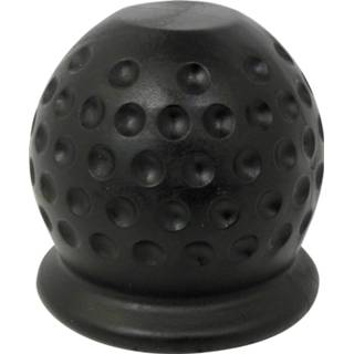 👉 Trekhaakdop zwart kunststof One Size Color-Zwart Carpoint golfbal 8711293480104