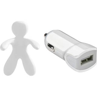 👉 Autolader wit kunststof One Size Color-Wit Celly USB Giulio & Cesare 12 x 2 cm 2-delig 8021735735311