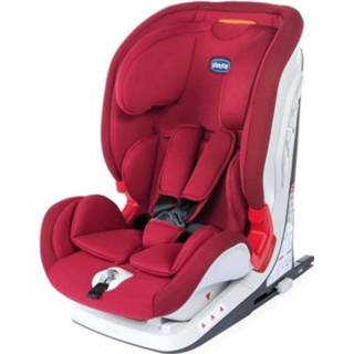 👉 Autostoel rood polyester One Size Color-Rood Chicco Youniverse Fix junior groep 1/2/3 8058664106905