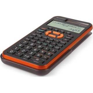 👉 Calculator zwart oranje One Size Color-GeenKleur Sharp ELW531XGYR zwart-oranje wetenschappelijk write view 4974019029962