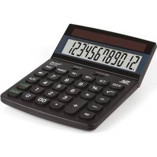 👉 Calculator zwart blauwe One Size Color-GeenKleur Rebell ECO 450 BX desk 12 digit Engel certificaat 8595179504111