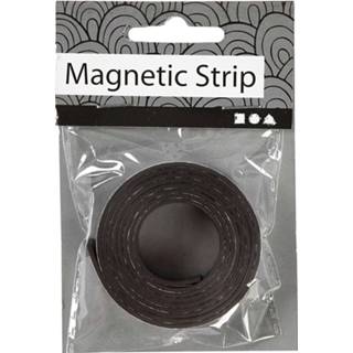 👉 Zelfklevend magneetband zwart staal One Size Color-Zwart Creative zelfklevende 12,5 mm / 1,5 1 meter 5707167601471