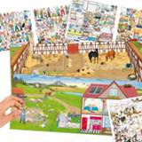 👉 Stickerboek papier One Size Color-Meerkleurig Depesche Create your Farm junior 25 x 30 cm 4010070587970