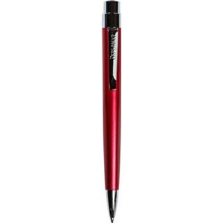 👉 Balpen rood RVS medium One Size Color-Rood Diplomat Magnum Burned 4009746012816