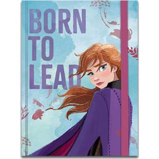 👉 Notitieboek blauw roze karton One Size Color-Blauw meisjes Disney Frozen II 13,5 x 10 cm blauw/roze 8720585087181