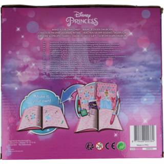 👉 One Size meerkleurig Disney Princess Make Your Own Diary Cinderella 8719668000384