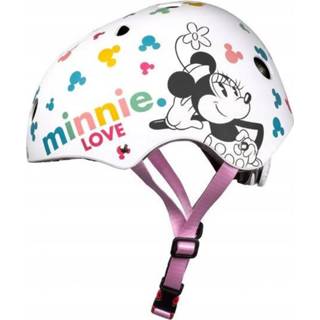 👉 Fietshelm wit ABS One Size Color-Wit Disney Minnie Mouse ABS/EPS maat 54-58 cm 5902308590809