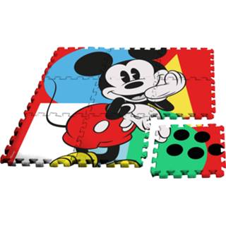 👉 Vloerpuzzel foam One Size Color-Meerkleurig Disney Mickey Mouse junior 90 cm 9-delig 8435507855747