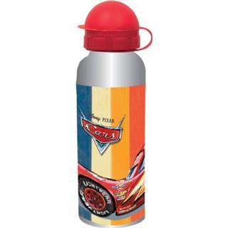 👉 Drinkbeker rood aluminium zilver One Size Color-Zilver jongens Disney Cars 520 ml zilver/rood 5204549134850