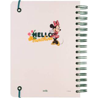 👉 Notitieboek wit karton One Size Color-Wit Disney Minnie Mouse hardcover A5 14,8 x 21 cm 8435497223892