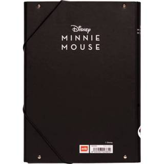 👉 Wit zwart karton One Size Color-Wit Disney elasto-/foldermap Minnie MouseA4 34 x 24 cm wit/zwart 8435497223854