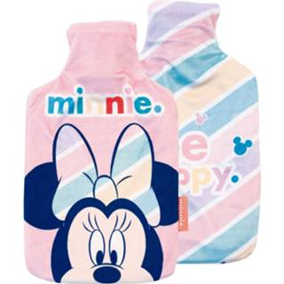 👉 Waterkruik roze textiel One Size Color-Roze Disney met hoes Minnie Mouse 2 liter fleece 8430957132271
