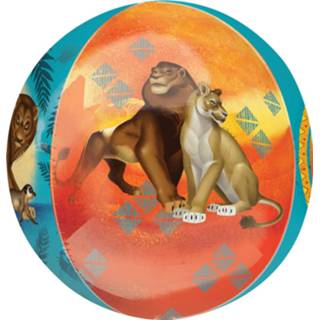 👉 Folieballon oranje blauw Disney Lion King Junior 38 X 40 Cm Oranje/blauw 26635403818