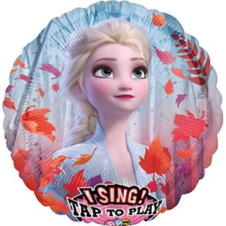 👉 Folieballon roze blauw folie One Size Color-Roze Disney Frozen Sing 71 cm roze/blauw 26635403931