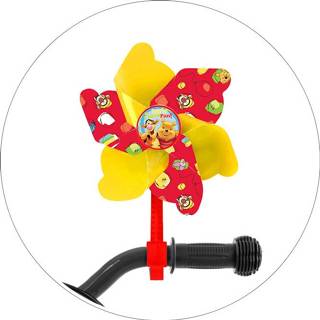 👉 Windmolen geel rood kunststof One Size Color-Rood Disney windmolentje Winnie de Poeh 17 cm geel/rood 5902308591226