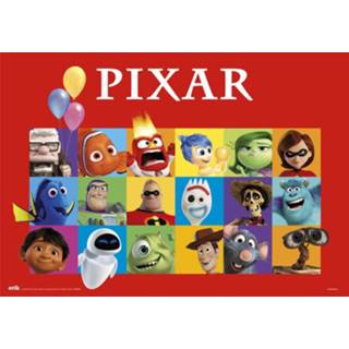 👉 Bureau onderlegger rood PVC One Size Color-Rood Disney bureauonderlegger Pixar 34,5 x 49,5 cm 8435497245375