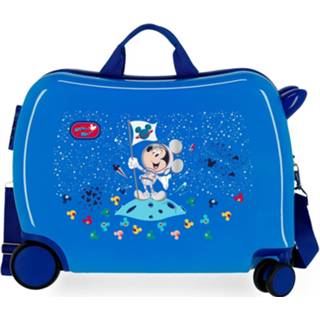 👉 Trolley ABS One Size Color-Blauw blauw Disney Mickey Mouse on the Moon 36 liter 8435578370859