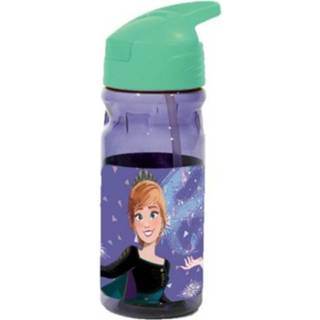 👉 Drinkbeker paars groen kunststof One Size Color-Paars meisjes Disney Frozen II 500 ml paars/groen 5204549134737